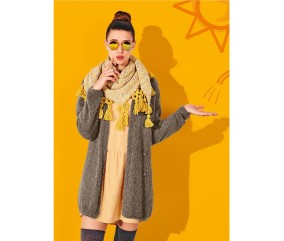 Patron crochet gratuit Long Gilet fin Abigael