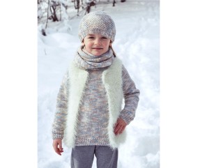 Patron tricot gratuit Bonnet enfant Gwenn