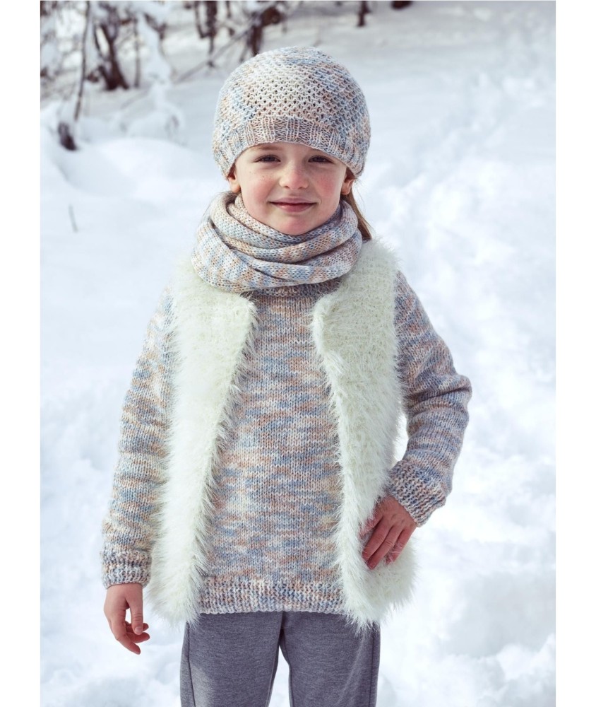 Patron tricot gratuit Bonnet enfant Gwenn