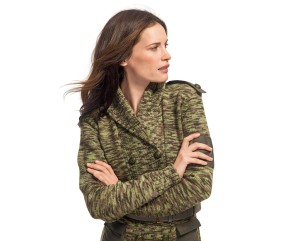 Patron tricot gratuit Veste croisée col châle Gloria