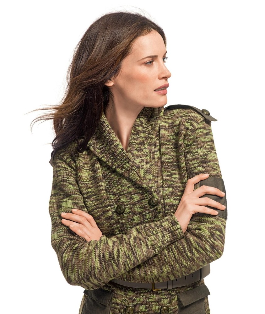 Patron tricot gratuit Veste croisée col châle Gloria