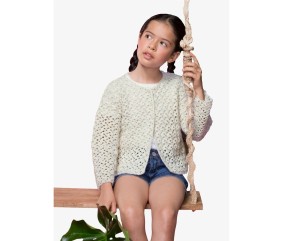 Patron crochet Gilet ajouré - Bergère de France