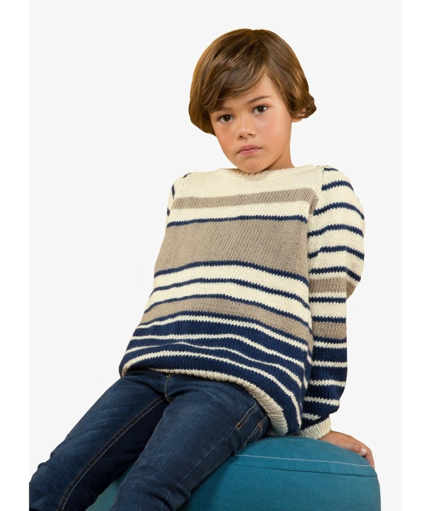 Patron tricot Pull Raglan - Bergère de France