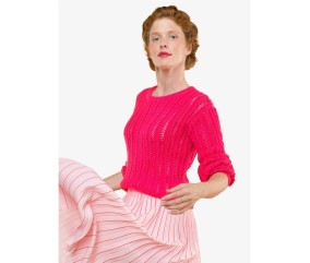 Patron tricot Pull ajouré - Bergère de France