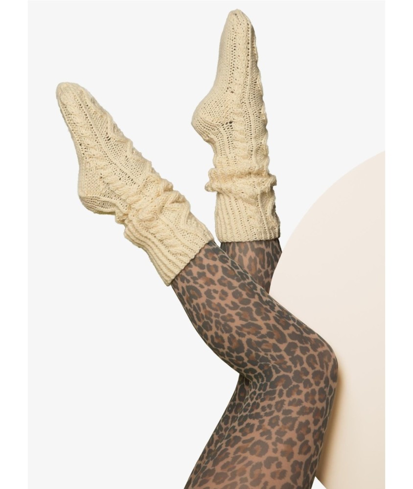 Patron tricot gratuit Chaussettes d'intérieur