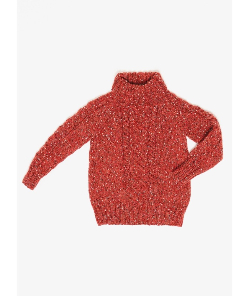 Patron tricot Pull col roulé - Bergère de France