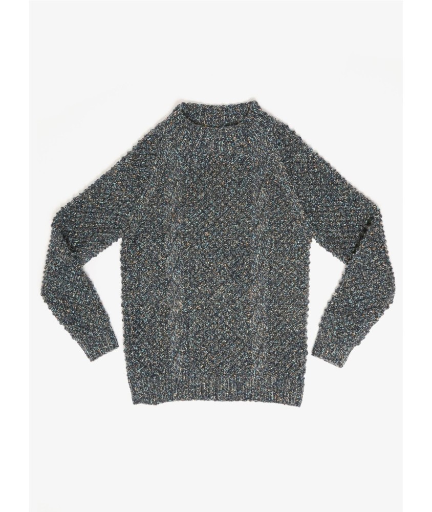 Patron tricot Pull col montant - Bergère de France