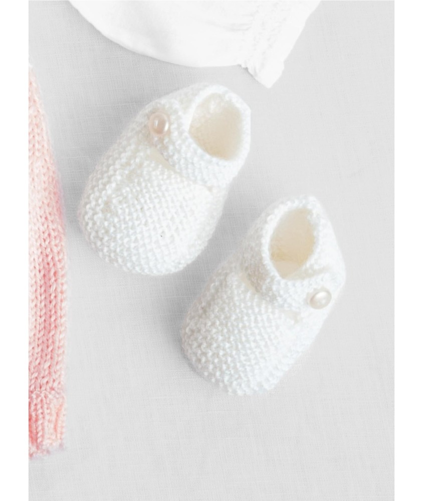 Patron tricot Chaussons à bride - Bergère de France