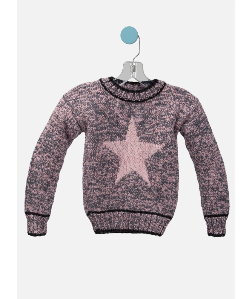 Patron tricot Pull motif étoile - Bergère de France