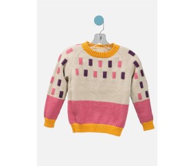 Patron tricot Pull coloré - Bergère de France