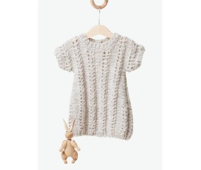 Patron tricot Robe ajourée - Bergère de France