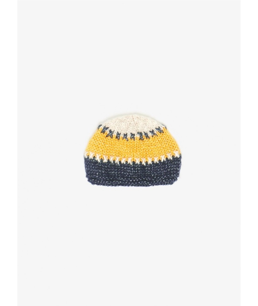 Patron tricot Bonnet tricolore - Bergère de France
