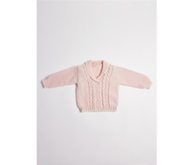 Patron tricot Veste col châlee - Bergère de France