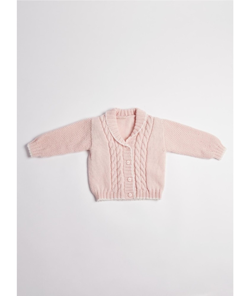 Patron tricot Veste col châlee - Bergère de France