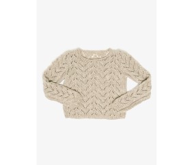 Patron tricot Pull court ajouré - Bergère de France