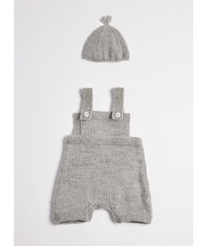 Patron tricot Salopette et Bonnet - Bergère de France