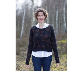 Patron tricot Pull fin jacquard - Bergère de France