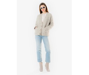 Patron tricot gratuit Veste à grandes poches