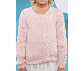 Patron tricot Gilet Ajouré - Bergère de France