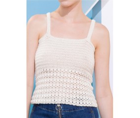 Patron crochet Top à Bretelles - Bergère de France