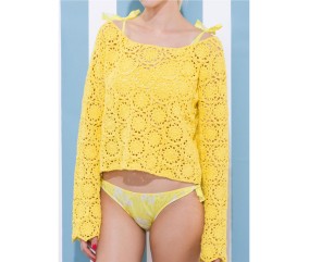 Patron crochet gratuit Pull Manches Longues