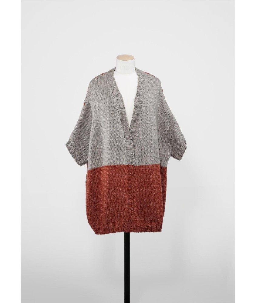 Patron tricot Maxi Veste - Bergère de France