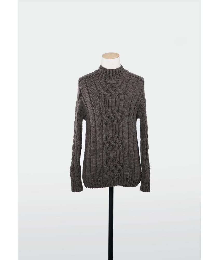 Patron tricot Pull Col Cheminée - Bergère de France