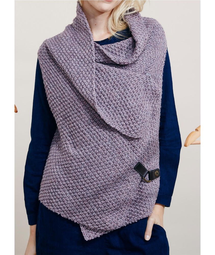 Patron tricot Gilet Sans Manches - Bergère de France