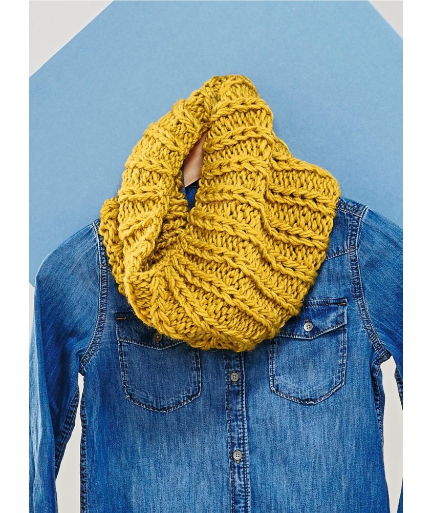 Patron tricot Snood Enfant - Bergère de France