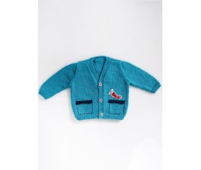 E-MODELE BÉBÉ - CARDIGAN - BERGÈRE DE FRANCE
