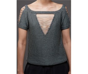 E-MODELE FEMME - PULL OUVERTURES LACÉES - BERGÈRE DE FRANCE