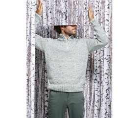 E-MODELE FEMME - PULL COL MONTANT ZIPPÉ - BERGÈRE DE FRANCE
