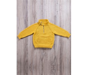 E-MODELE BÉBÉ - PULL COL ZIPPÉ - BERGÈRE DE FRANCE
