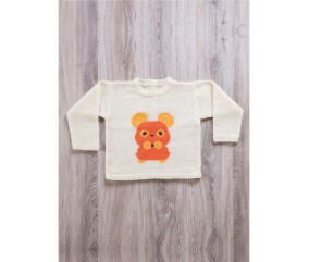 E-MODELE BÉBÉ - PULL JACQUARD - BERGÈRE DE FRANCE
