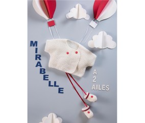 E-MODELE BÉBÉ - GILET MANCHES COURTES ET CHAUSSONS - BERGÈRE DE FRANCE
