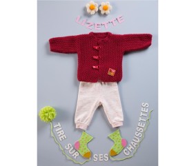 E-MODELE BÉBÉ - CARDIGAN - BERGÈRE DE FRANCE