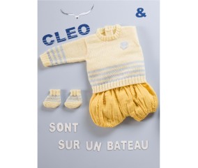 E-MODELE BÉBÉ - BRASSIÈRE ET CHAUSSONS - BERGÈRE DE FRANCE