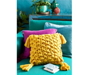 E-MODELE DÉCO - COUSSIN AU POINT DE RIZ - BERGÈRE DE FRANCE