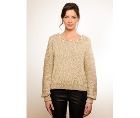 E-MODELE FEMME - PULL AMPLE COL ROND - BERGÈRE DE FRANCE