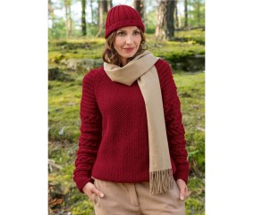 E-MODELE FEMME - PULL MANCHES À TORSADES - BERGÈRE DE FRANCE
