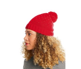 E-MODELE FEMME - BONNET POMPON - BERGÈRE DE FRANCE