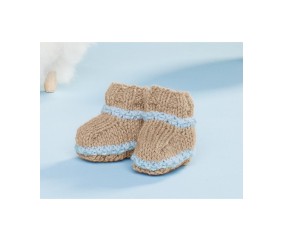 E-MODELE BÉBÉ - CHAUSSONS - BERGÈRE DE FRANCE