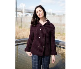E-MODELE FEMME - VESTE CROISÉE - BERGÈRE DE FRANCE