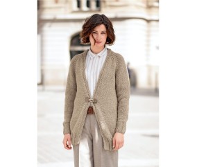 E-MODELE FEMME - GILET LONG VERSION CLASSIQUE - BERGÈRE DE FRANCE