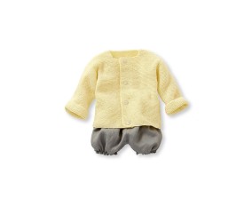 E-MODELE BÉBÉ - BRASSIÈRE FILLE AU POINT MOUSSE - BERGÈRE DE FRANCE
