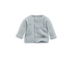 E-MODELE BÉBÉ - BRASSIÈRE GARÇON AU POINT MOUSSE - BERGÈRE DE FRANCE