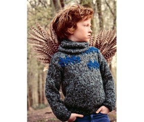 E-MODELE ENFANT - PULL JACQUARD CLARISSE - BERGÈRE DE FRANCE