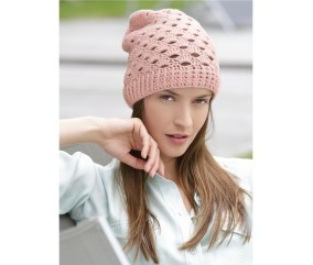 E-MODELE MIXTE - BONNET CROCHET CORALIE - BERGÈRE DE FRANCE