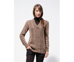 E-MODELE FEMME - VESTE LONGUE BETTINA - BERGÈRE DE FRANCE