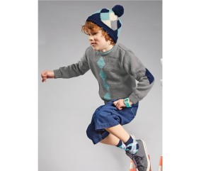 E-MODELE ENFANT - PULL COL ROND BYRON - BERGÈRE DE FRANCE